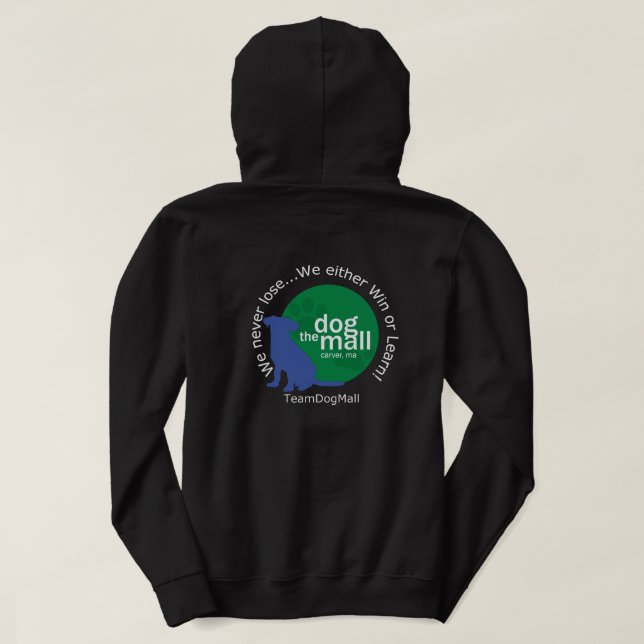 Veste À Capuche Sweatshirt de mail de chien d'équipe (Design dos)