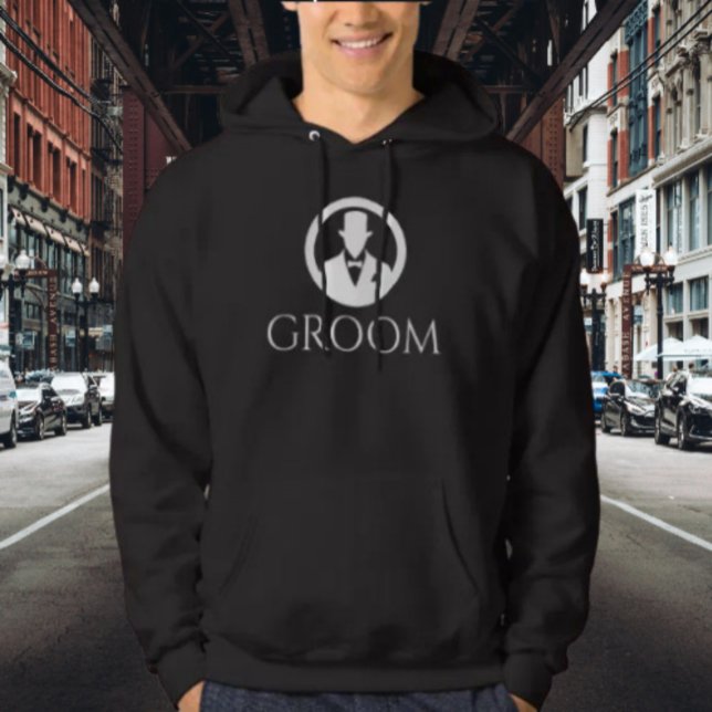 Veste À Capuche Sweatshirt de mariage pour le marié classique (Créateur téléchargé)