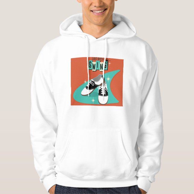 Veste À Capuche Sweatshirt de swing de nuit tardive (Devant)
