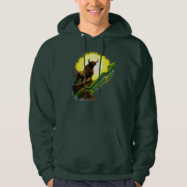 Veste À Capuche Sweatshirt de Trader pour le Lever de Soleil sur l (Devant)