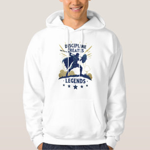 Veste À Capuche Sweatshirt Discipline Crée des Légendes – Motivati