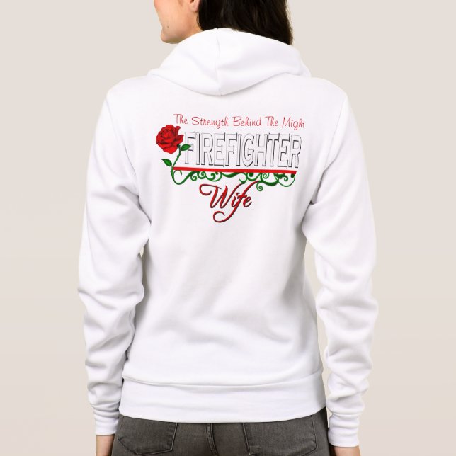 Veste À Capuche Sweatshirt d'ouatine de fermeture éclair d'ÉPOUSE (Dos)