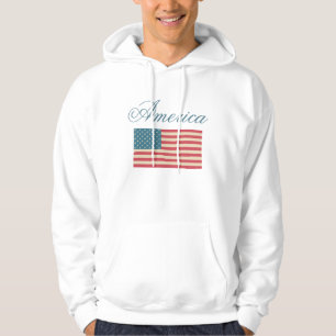 Veste À Capuche Sweatshirt du drapeau américain