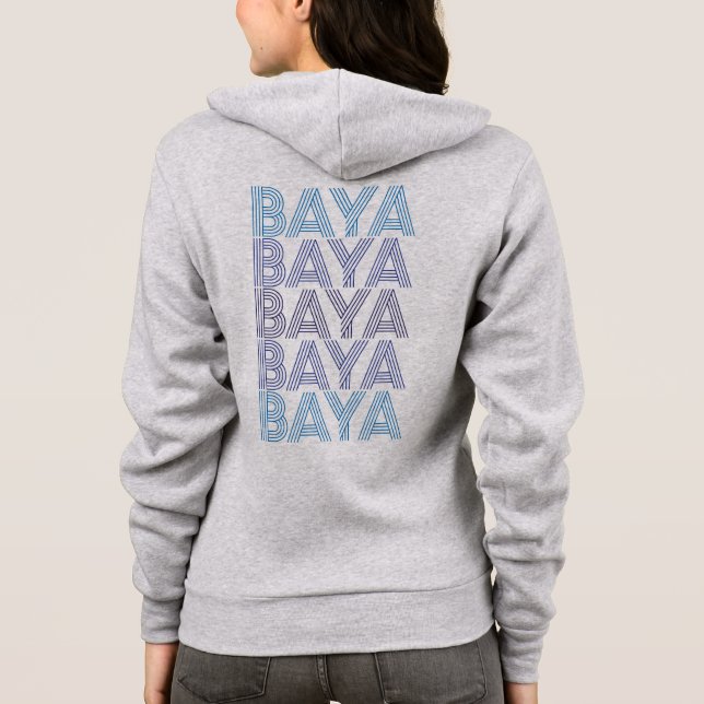 Veste À Capuche Sweatshirt du logo Blue Bayas/Dizi (Dos)