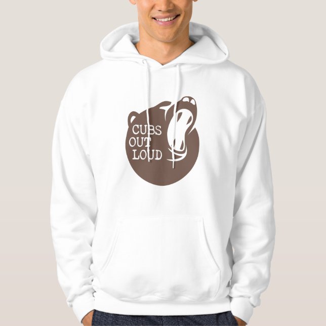Veste À Capuche Sweatshirt du logo V3 de colonne (Devant)