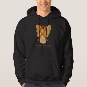 Veste À Capuche Sweatshirt du ruban de sensibilisation à la divers