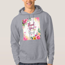 Sweatshirt Fleur "Merci" | Cadeau d'Appréciation