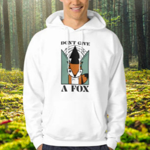 Veste À Capuche Sweatshirt graphique motivant 'Ne donne pas un ren