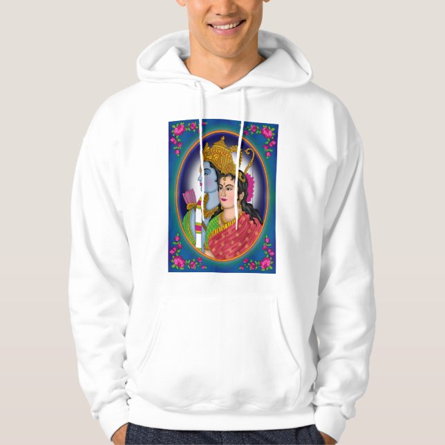 Veste À Capuche Sweatshirt Lord Sita Ram (Devant)