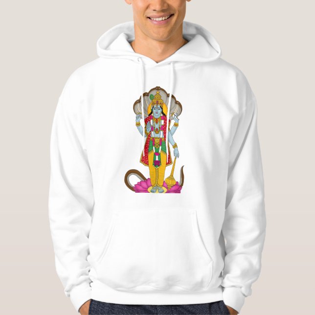 Veste À Capuche Sweatshirt Lord Vishnu (Devant)