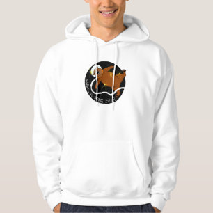 Veste À Capuche Sweatshirt magique d'ours de l'espace
