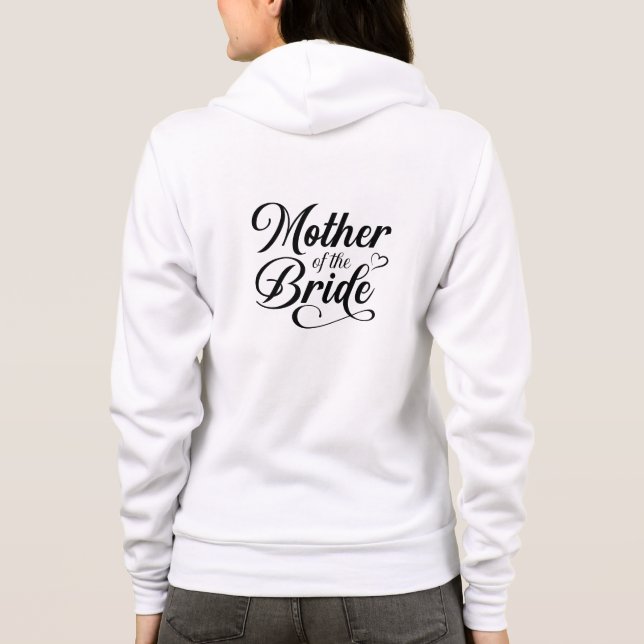 Veste À Capuche Sweatshirt Mère de la Mariée (Dos)