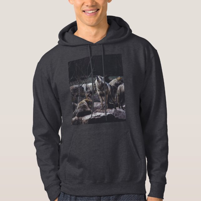 Veste À Capuche Sweatshirt Wolf Pack (Devant)