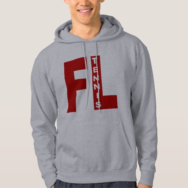 Veste À Capuche Sweet à capuche gris FLORIDA  TENNIS (Devant)