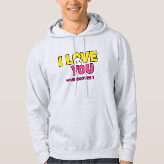 Veste À Capuche Sweet I Love You Graphic for Gifts and Apparel