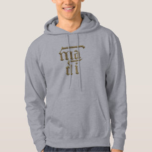 Veste À Capuche Symbole "3-D" d'or de la Mère de Dieu (Ma Di)