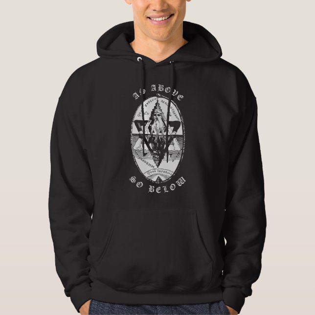 Veste À Capuche Symbole alchimique (Devant)