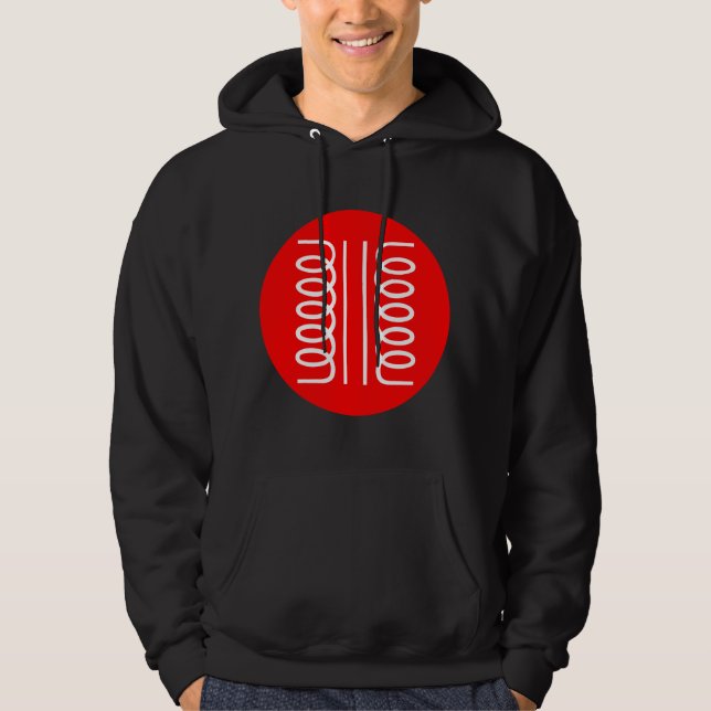 Veste À Capuche Symbole cerclé - Transformateur (Devant)