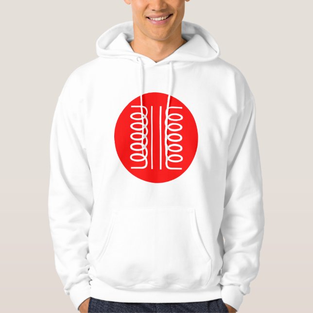 Veste À Capuche Symbole cerclé - Transformateur (Devant)