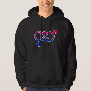 Veste À Capuche Symbole de genre bisexuel