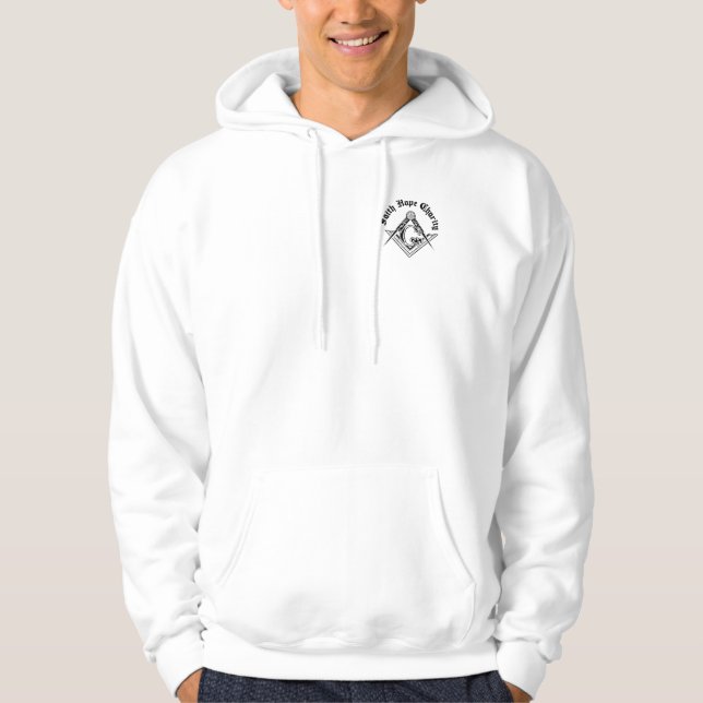 Veste À Capuche symbole de la franc-maçonnerie (Devant)