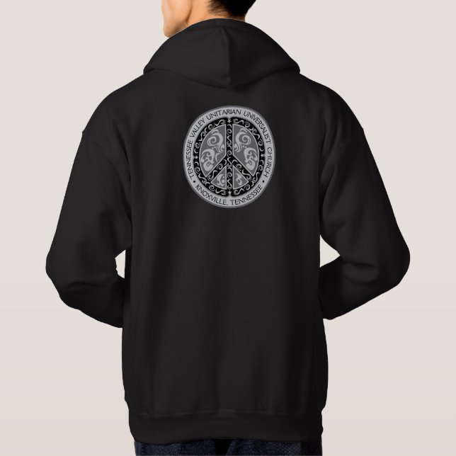 VESTE À CAPUCHE SYMBOLE DE LA PAIX TVUUUC (Dos)