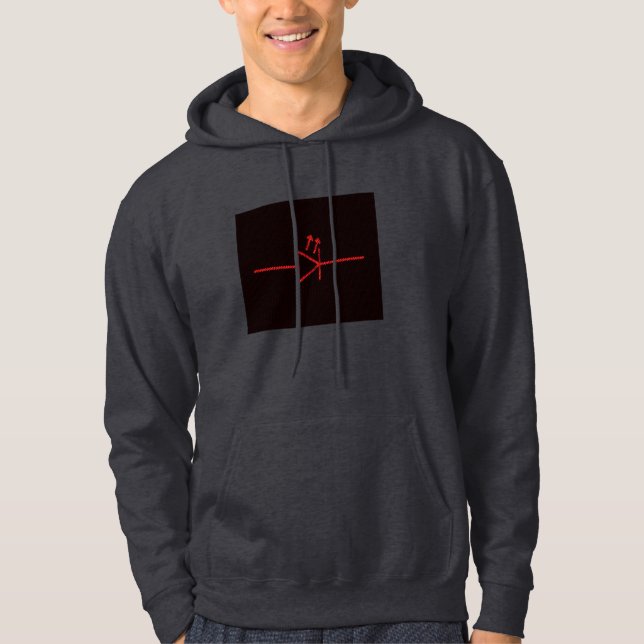 Veste À Capuche Symbole de LED (Devant)
