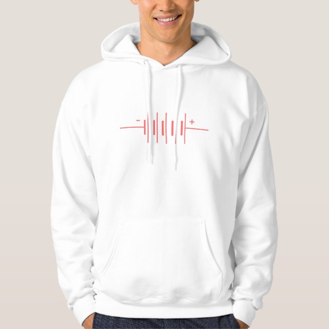 Veste À Capuche Symbole des batteries (Devant)