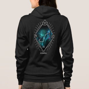 Veste À Capuche Symbole Scorpio Constellation & Zodiac