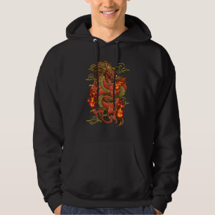 Veste À Capuche Symbole traditionnel du dragon chinois Puissance F