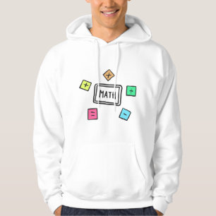 Veste À Capuche Symboles mathématiques Étudiants et parents