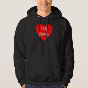 Veste À Capuche Synthétiseur I Love 128 Bpm Pour Les Ventilateurs