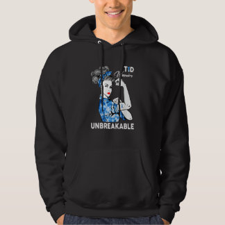 Veste À Capuche T1D diabète de type 1 Sensibilisation Diabète de t