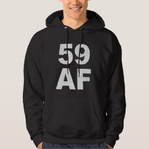 Veste À Capuche T-shirt 59 AF - 59e anniversaire Chemise Hommes Fi