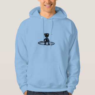 Veste À Capuche T-shirt à capuche bleu /chat