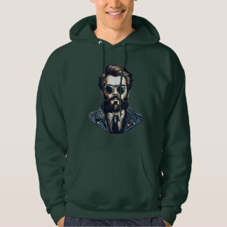 Veste À Capuche T-shirt à capuche graphique pour homme – Bold Urba