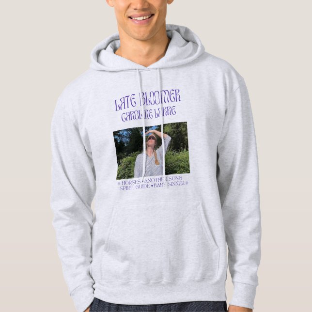 Veste À Capuche T-shirt à manches longues Late Bloomer (Devant)