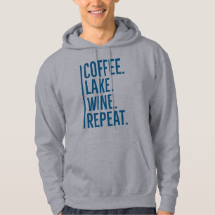 Veste À Capuche T-Shirt à répétition pour le vin de Coffee Lake