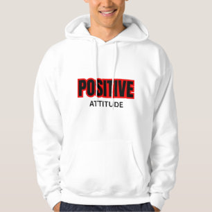 Veste À Capuche T-Shirt à typographie motivationnelle d'attitude p