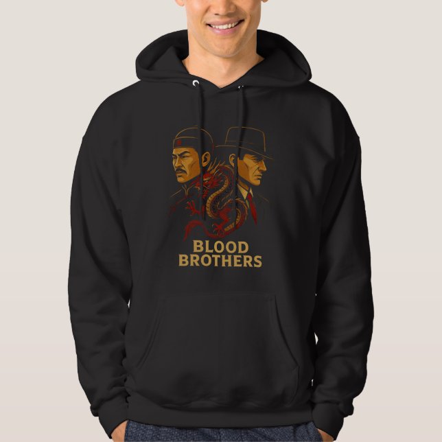 Veste À Capuche T-Shirt Alliance Dragon & Omertà (Devant)