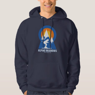 Veste À Capuche T-Shirt Alpine Meadows Ski Sunset