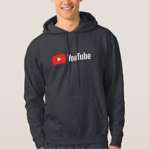 Veste À Capuche T-Shirt avec logo inspiré de YouTube pour les fans