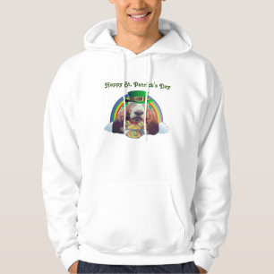 Veste À Capuche T-Shirt Basset Hound Joyeuse St. Patrick's Day