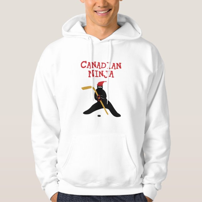 Veste À Capuche T-shirt canadien Ninja (Devant)