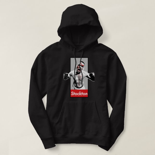 Veste À Capuche T-shirt classique Nate Diaz (Design devant)