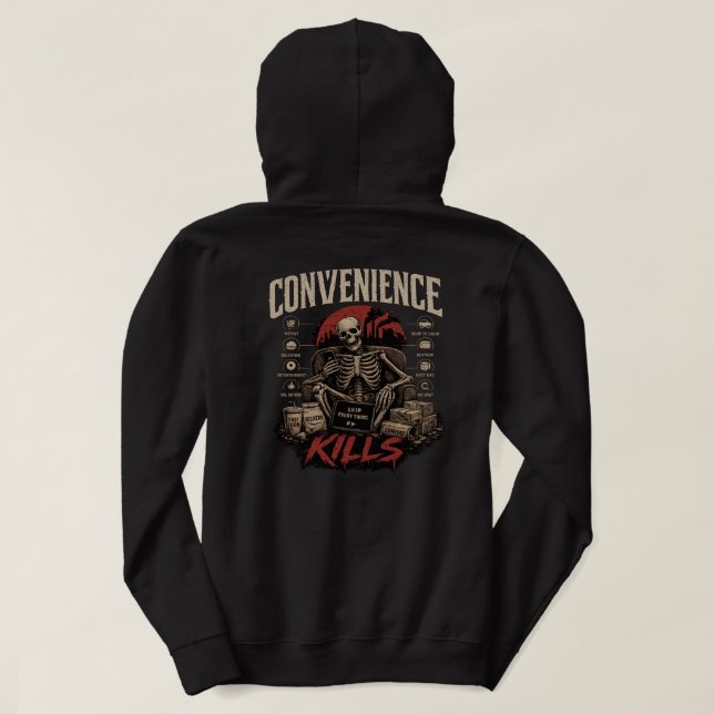 Veste À Capuche T-shirt Convenience Kills (Design dos)
