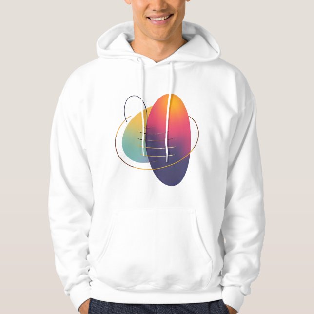 Veste À Capuche T-shirt d'art Abstrait - 🎨 d'expression portable  (Devant)