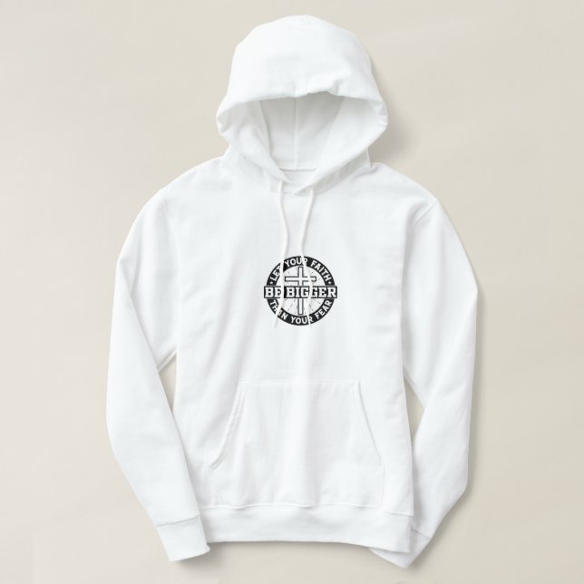 Veste À Capuche T-shirt de la grande foi (Design devant)