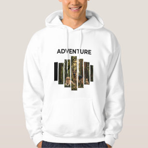 Veste À Capuche T-Shirt de randonnée avec chiens en forêt