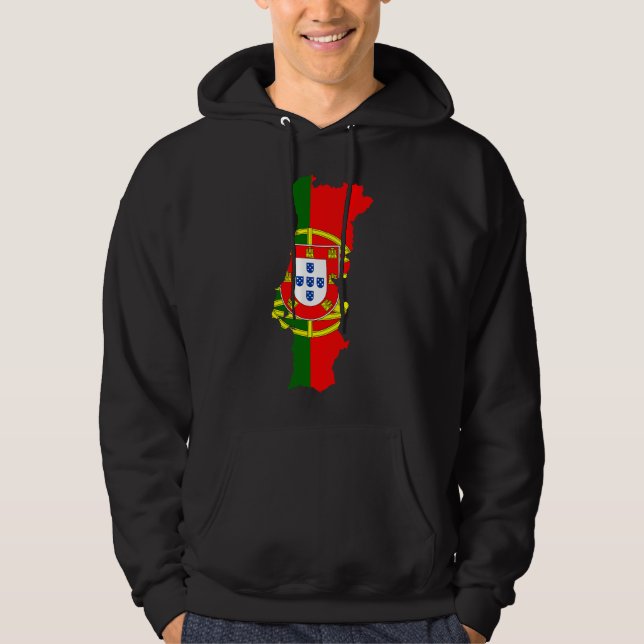 Veste À Capuche T-shirt design portugais (Devant)